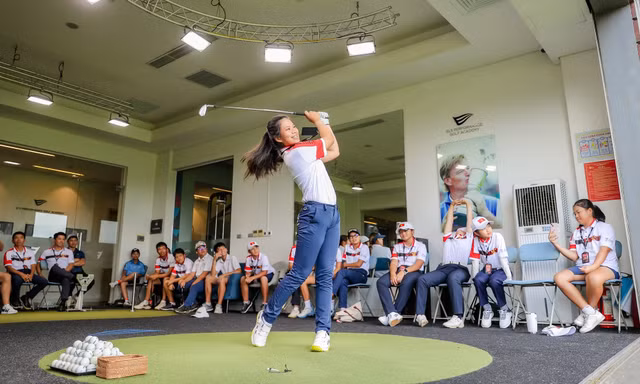 Đội tuyển golf Việt Nam tập huấn đợt đầu tiên trong năm 2024
