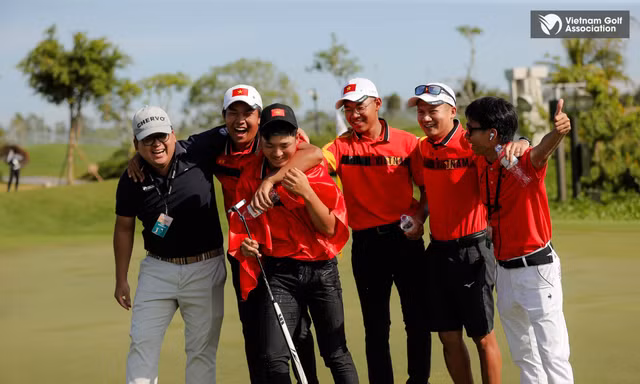 Đội tuyển golf Việt Nam viết lịch sử tại giải đồng đội châu Á- Thái Bình Dương 