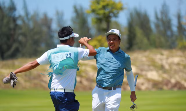 Nguyễn Đặng Minh là đương kim vô địch giải golf trẻ Thành phố Hồ Chí Minh Mở rộng