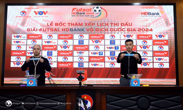 8 đội bóng tranh tài tại giải futsal vô địch quốc gia 2024 