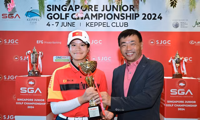 Golfer Việt Nam thi đấu thành công tại giải Singapore Golf Junior Championship