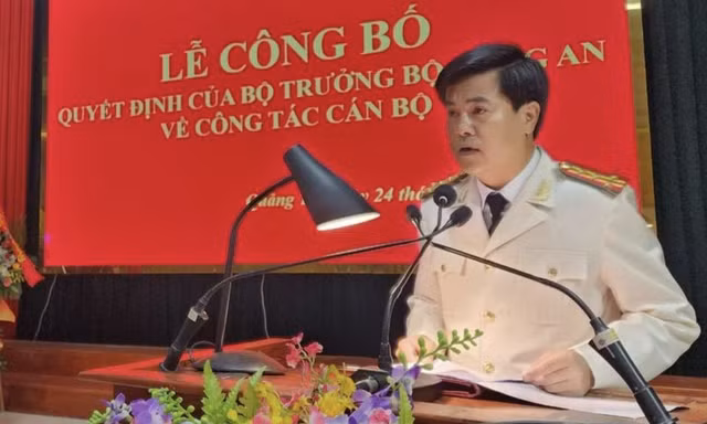 Phó giám đốc Công an Nghệ An làm giám đốc Công an Quảng Trị