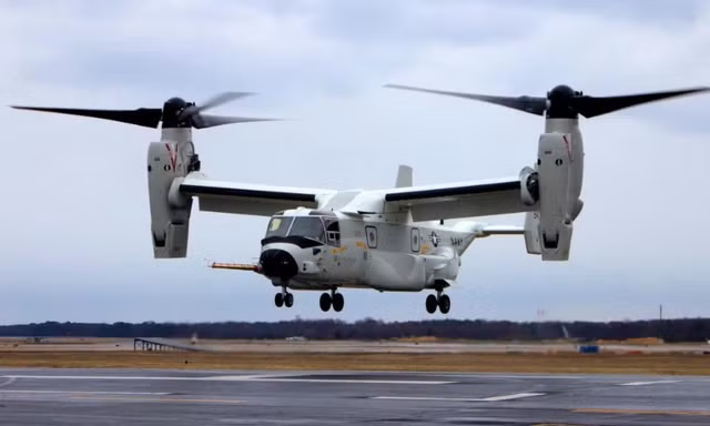 'Ngựa thồ trên hạm' CMV-22B lần đầu bay thử nghiệm