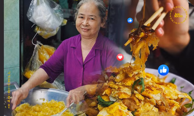 Bánh tráng chiên trứng độc đáo sánh đôi cùng flan màu mè nhất Sài Gòn