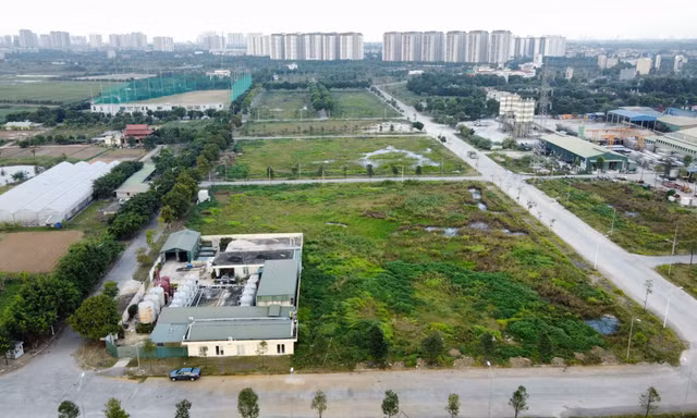 Công trình không có vi phạm tại khu đô thị Thanh Hà chưa được phép xây dựng
