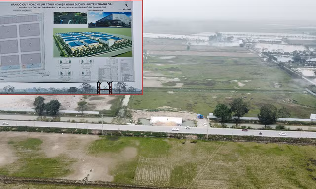 Phân lô, bán nền đất cụm công nghiệp rầm rộ ở huyện ngoại thành Hà Nội