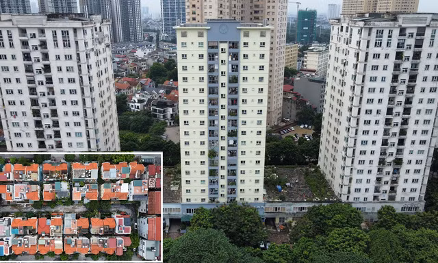Cận cảnh cao ốc, biệt thự triệu đô 'mọc' trên quỹ đất 20% ở KĐT mới Trung Văn
