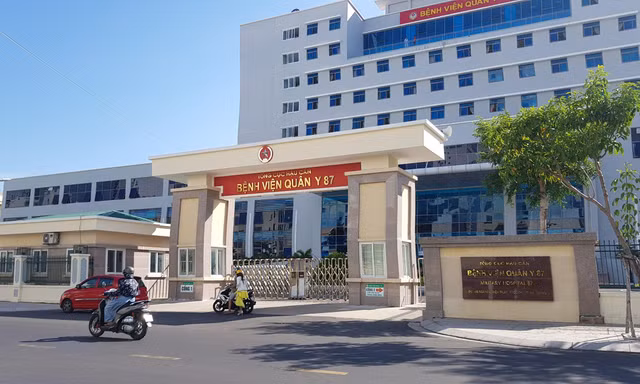 Ca nghi nhiễm ở Phú Yên từng đến khám chữa bệnh tại Bệnh viện 87, TP Nha Trang. Ảnh L.H