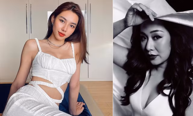 Người đẹp Nhân ái Thuỳ Tiên khoe eo thon sexy, Ngô Phương Lan mặc váy xẻ vòng 1 nóng bỏng