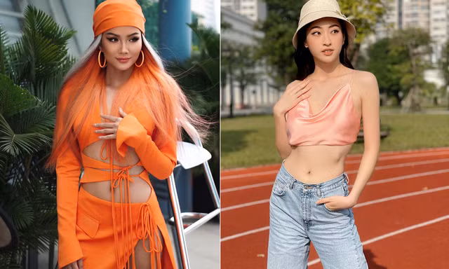 H'Hen Niê, Lương Thùy Linh diện trang phục cắt xẻ táo bạo khoe trọn cơ bụng nóng bỏng 