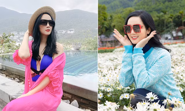 Hoa hậu Giáng My khoe khéo body gợi cảm và vẻ đẹp không tuổi những ngày đầu năm mới