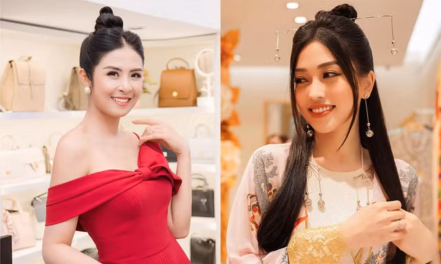 Ngọc Hân trễ nải vai trần nóng bỏng, Á hậu Phương Nga xinh đẹp hóa 'mỹ nhân cổ trang'