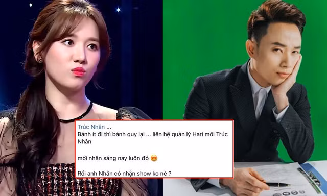 Quản lý của Hari Won "dở khóc dở cười" khi có người nhắn tin nhưng lại hỏi về... Trúc Nhân