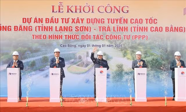Thủ tướng dự khởi công Dự án cao tốc hơn 14.000 tỷ Đồng Đăng - Trà Lĩnh