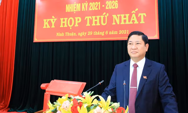 Ông Trần Quốc Nam tái đắc cử Chủ tịch UBND tỉnh Ninh Thuận. Ảnh CÔNG HOAN