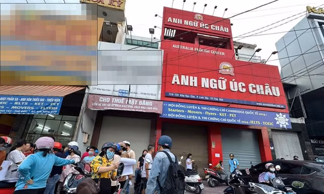 Vụ trung tâm tiếng Anh đột ngột đóng cửa: Chuyển hồ sơ qua công an 