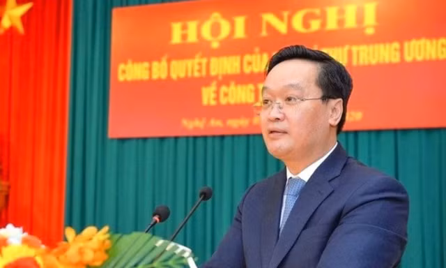 Ông Nguyễn Đức Trung được bầu giữ chức Bí thư Tỉnh ủy Nghệ An