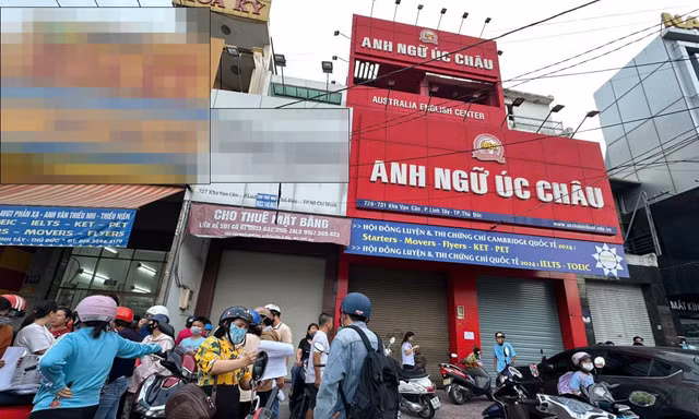Trung tâm Anh ngữ đột ngột đóng cửa, hàng trăm phụ huynh điêu đứng