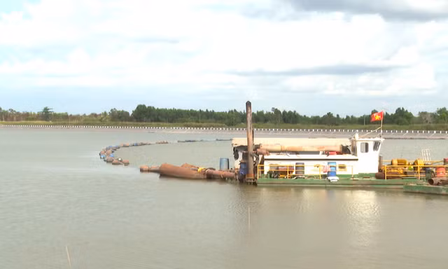 Sắp vận hành hồ chứa nước ngọt lớn nhất Cà Mau