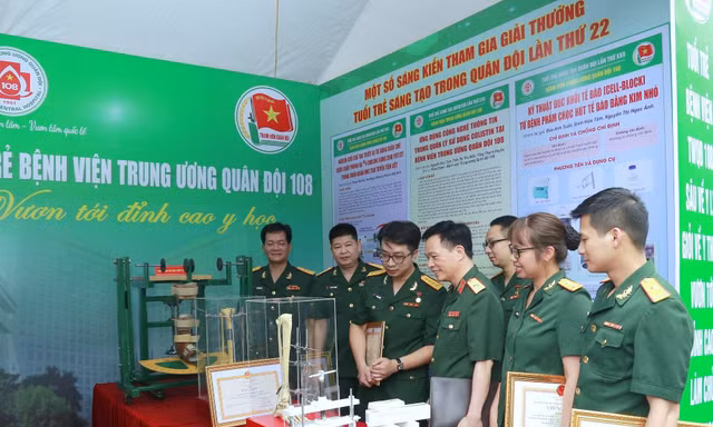 Dấu ấn tuổi trẻ Bệnh viện Trung ương Quân đội 108 trong học tập, nghiên cứu khoa học