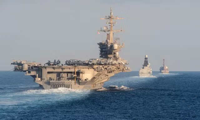 Tàu sân bay USS Abraham Lincoln. Ảnh: Getty Images