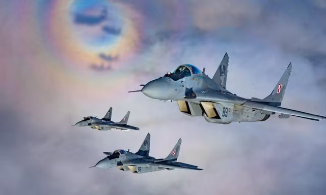 Dàn máy bay chiến đấu MiG-29 của Ba Lan. Ảnh: Không quân Ba Lan