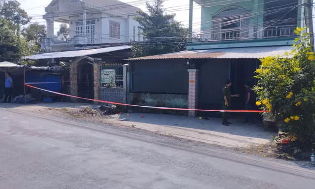 Hiện trường vụ án mạng.