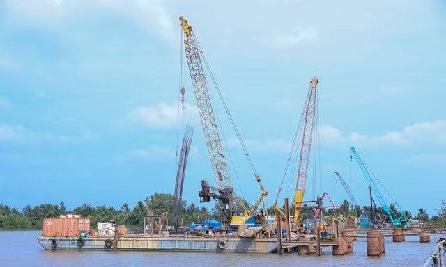 Cầu Rạch Miễu 2 'đội' vốn hơn 1.600 tỷ, chậm tiến độ 1 năm