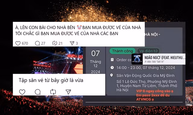 Concert ATSH D-3 "cháy vé": Hành động của một bộ phận "Gai Con" gây thêm căng thẳng