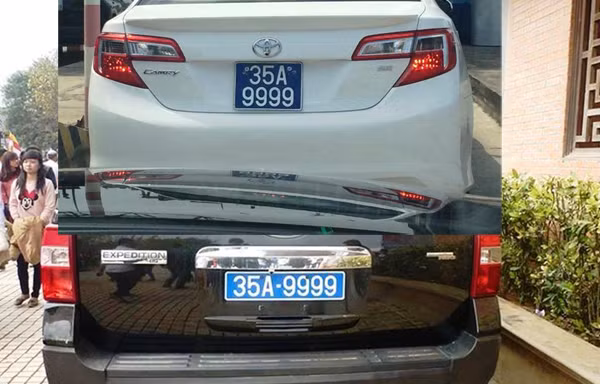 Ninh Bình xôn xao xe biển xanh trùng tứ quý 9
