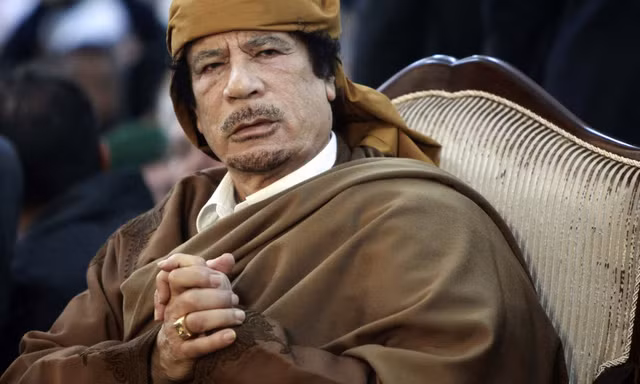 Cố Tổng thống Libya bị lật đổ Muammar Gaddafi