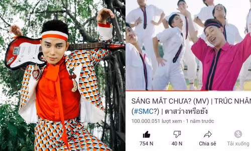 MV “Sáng Mắt Chưa?” của Trúc Nhân cán mốc 100 triệu lượt xem sau 1 năm ra mắt