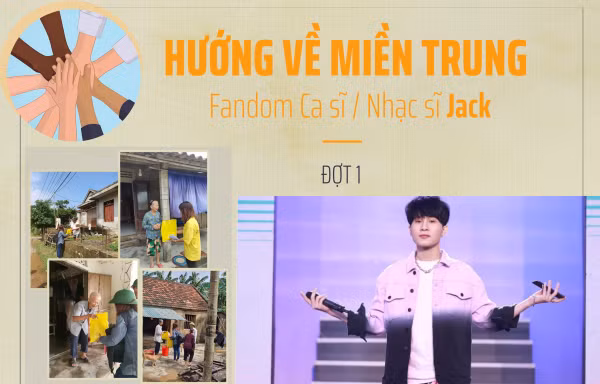 Jack và nhà Đóm chung tay thực hiện các dự án ý nghĩa giúp đỡ người dân miền Trung