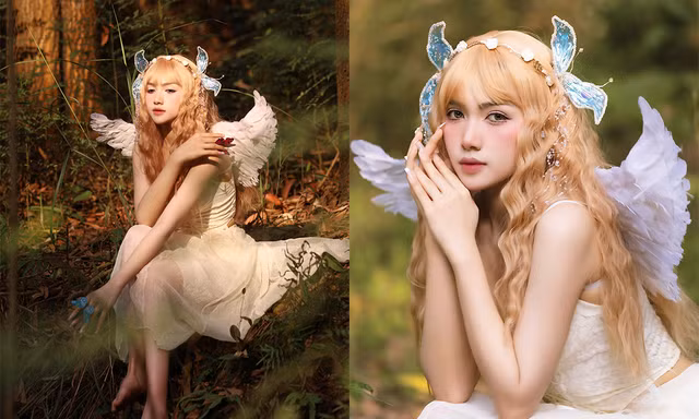Nàng mẫu Gen Z ‘hiện thực hóa’ vẻ đẹp thiên thần, lấy cảm hứng từ hội họa thời kỳ Phục Hưng