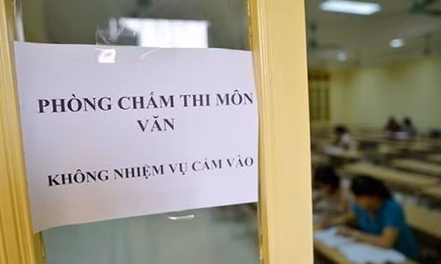 Nhiều địa phương chấm thi xong sớm hơn dự kiến