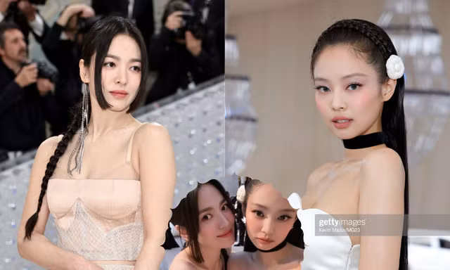 Met Gala 2023: Ảnh selfie của Jennie - Song Hye Kyo gây bão chẳng kém ảnh thảm đỏ