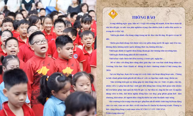 Hà Nội: Nhiều trường thay đổi kế hoạch vui Trung Thu để ủng hộ đồng bào vùng lũ