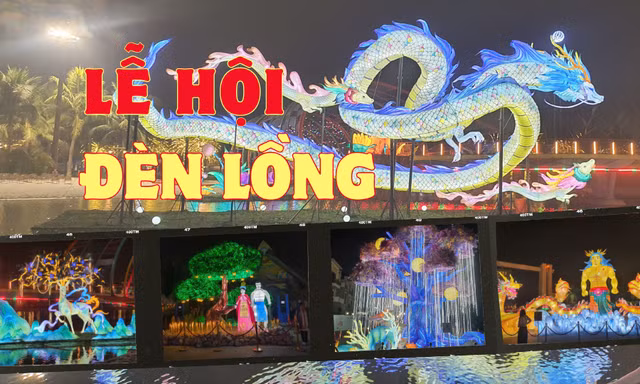 Lễ hội đèn lồng quốc tế: Ban ngày đã xịn, buổi tối lên đèn càng "đỉnh nóc"