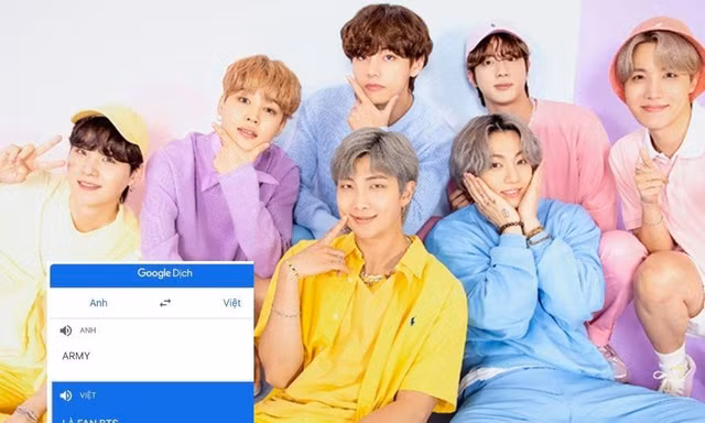 Tranh cãi về nghi vấn fan BTS chỉnh sửa kết quả của Google Dịch: ARMY Việt nói gì?