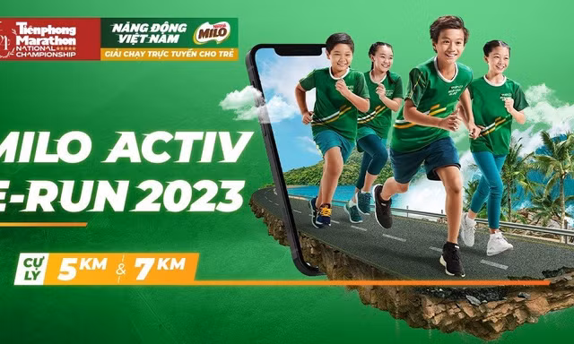 Giải chạy trực tuyến MILO Activ E-RUN dành cho trẻ em chính thức quay trở lại
