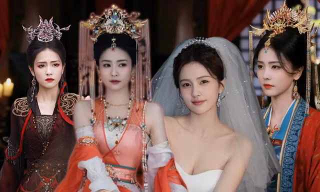 Bạch Lộc: Tiểu hoa mặc váy cưới nhiều nhất năm, riêng "Trường Nguyệt Tẫn Minh" đã 4 lần