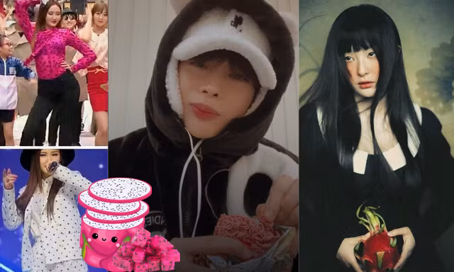 "Lần đầu tiên trái thanh long..." lan tới K-Pop: Hanbin "xịt keo", NewJeans hát bài ca thanh long
