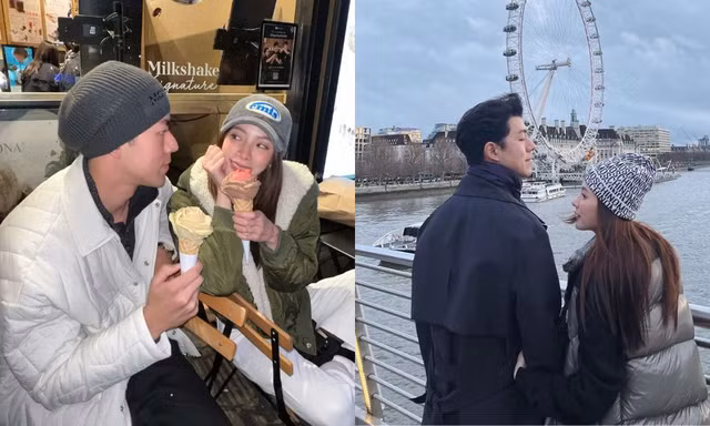Baifern Pimchanok - Nine Naphat hẹn hò tại trời Âu, lần đầu đăng ảnh đôi cực ngọt ngào
