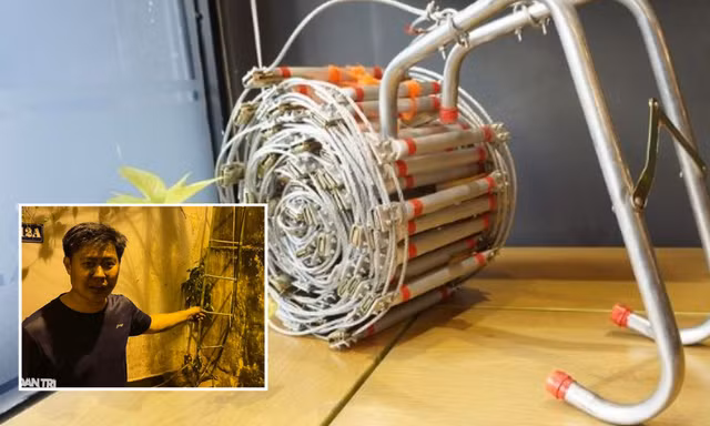 Thang dây đắt hàng nhờ cứu mạng 7 người trong vụ cháy chung cư mini Khương Hạ