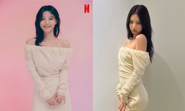 Cùng diện mẫu váy, Jennie BLACKPINK quyến rũ, "cô gái thế kỷ 20" Kim Yoo Jung ngọt ngào