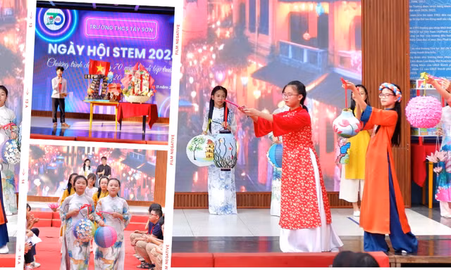 Tween THCS Tây Sơn khoe loạt sản phẩm STEM "đỉnh chóp" nhân kỷ niệm 70 năm