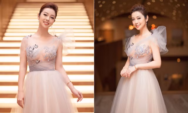 'Gái ba con' Jennifer Phạm khoe vòng 1 quyến rũ với váy xuyên thấu