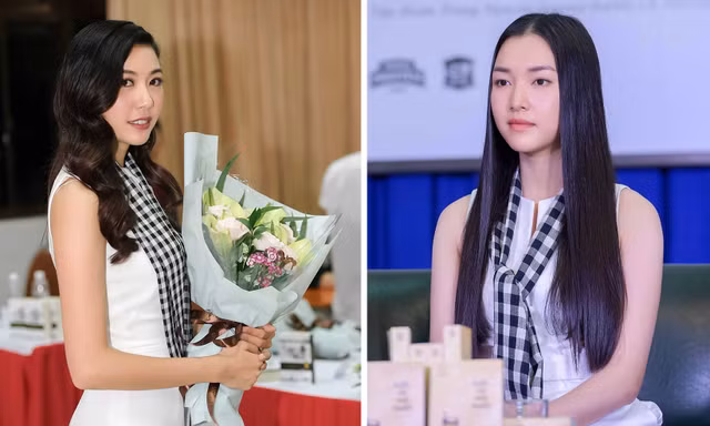 'Nàng thơ xứ Huế' Ngọc Trân đẹp dịu dàng, đọ sắc Á hậu Thuý Vân