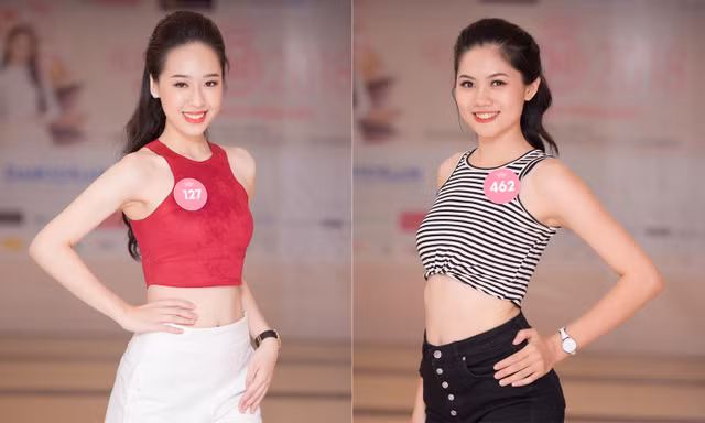 Gặp 'bản sao' của Ngô Phương Lan, Thanh Tú tại Hoa hậu Việt Nam 2018