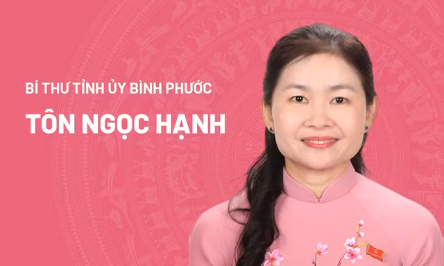 Chân dung tân Bí thư Tỉnh ủy Bình Phước Tôn Ngọc Hạnh